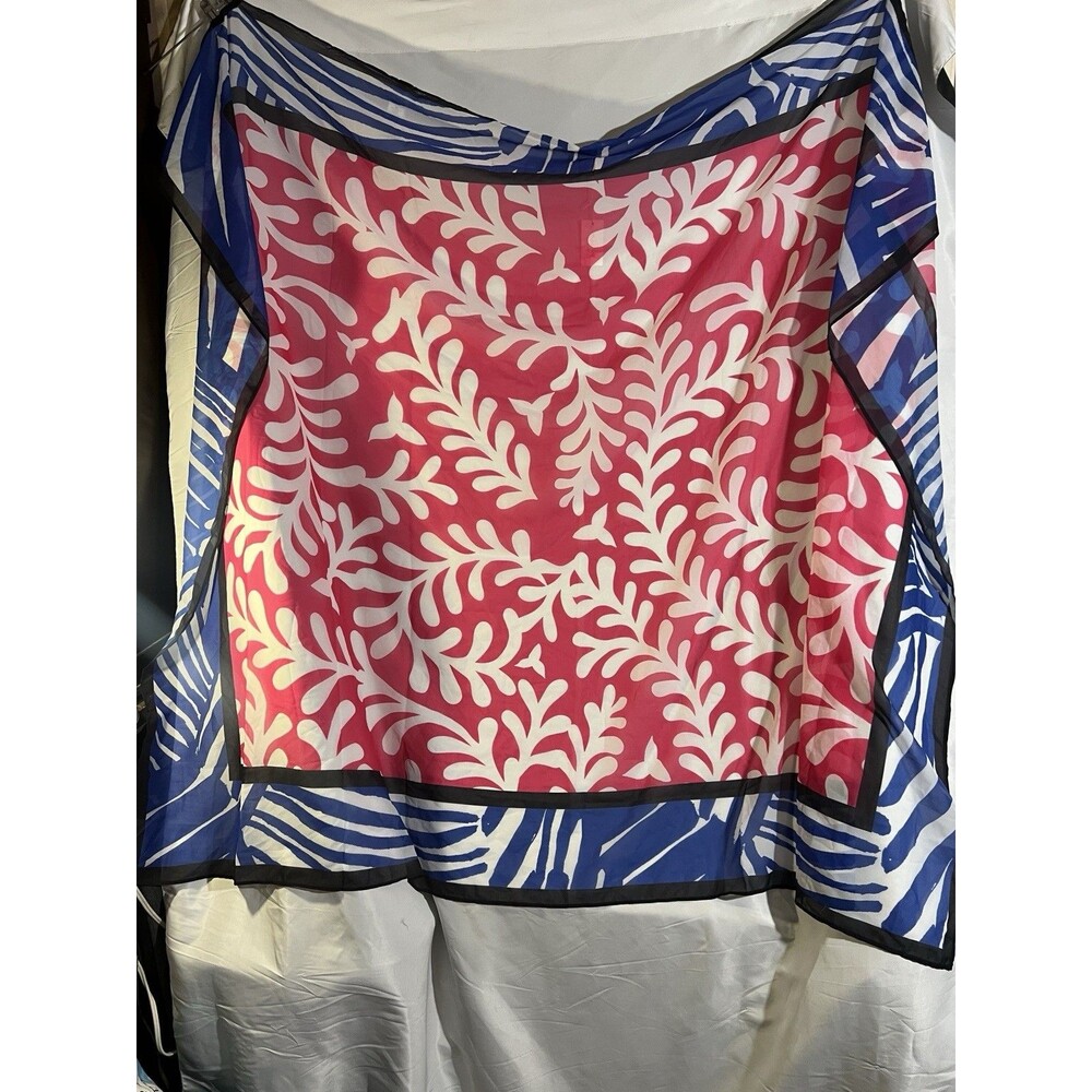 Milly Cabana Long Chiffon Pareo Sarong Coverup Beach Pool 67 x 51 One Size NWT